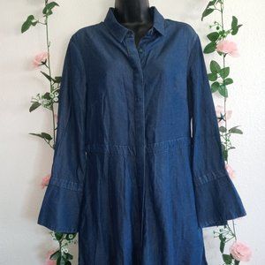 Button up Denim dress Banana Republic NWT